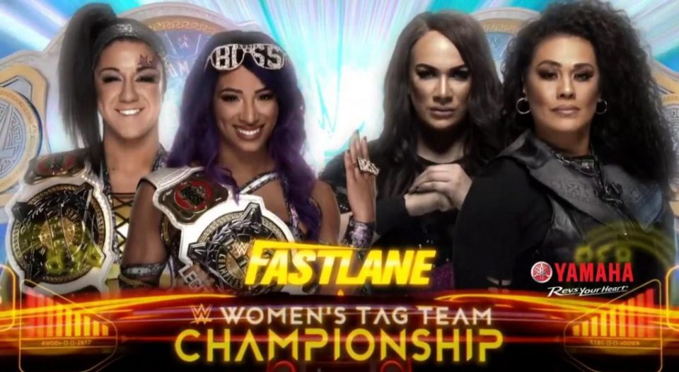 Women’s Tag Team Title Match Announced For WWE Fastlane