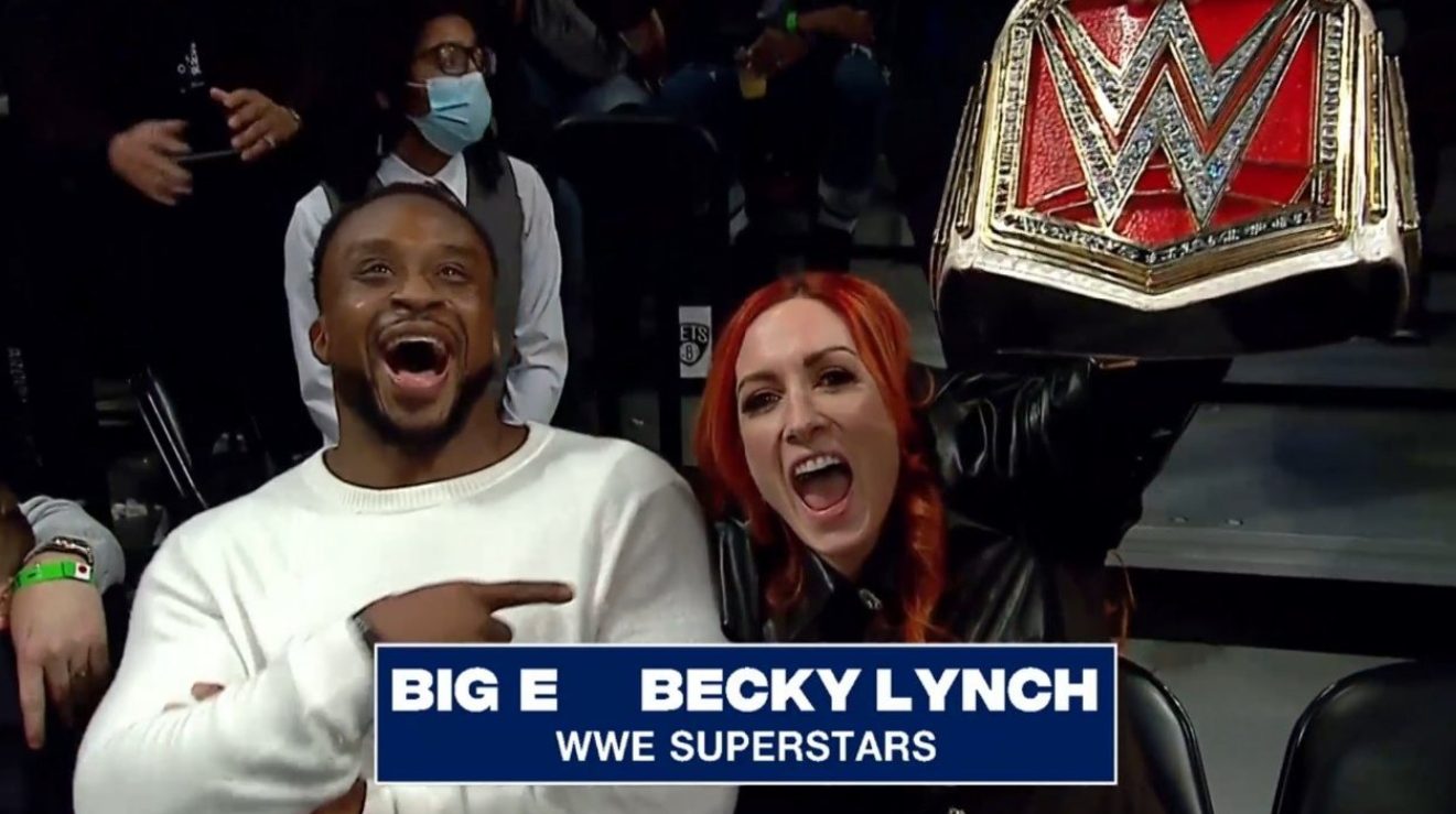 Several WWE Stars Attend NBA Game (PHOTOS)