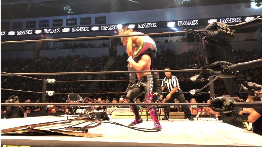 Watch Sickening Chair Spot During Omega Vs. Janela Dark Match (VIDEO)