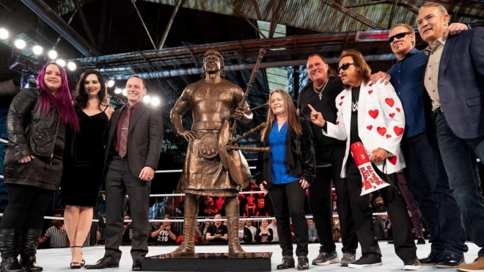 WWE Unveils Roddy Piper Statue At WrestleMania Axxess