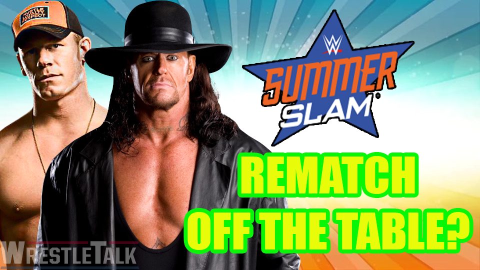 The Undertaker Vs. John Cena Not Happening?