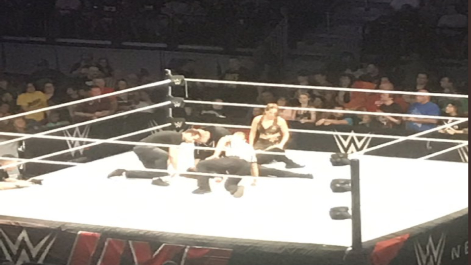 Raw Superstar Knocked Out During WWE Live Event