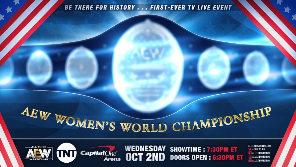 First AEW Women’s World Champion To Be Crowned On TNT Debut Show