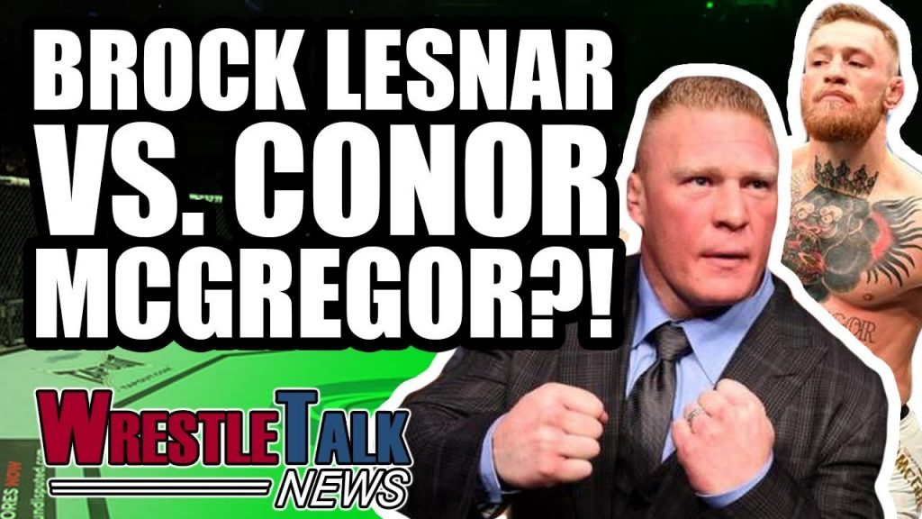 SHOCK Brock Lesnar UFC RETURN! Brock Lesnar vs CONOR MCGREGOR?! WrestleTalk News Video