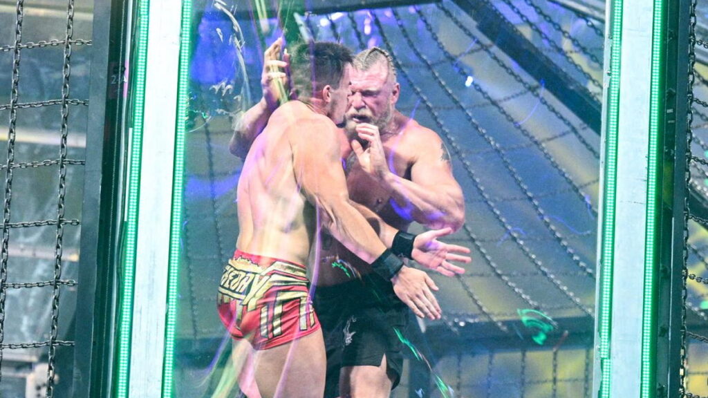 Austin Theory Reflects On Elimination Chamber F5 Bump