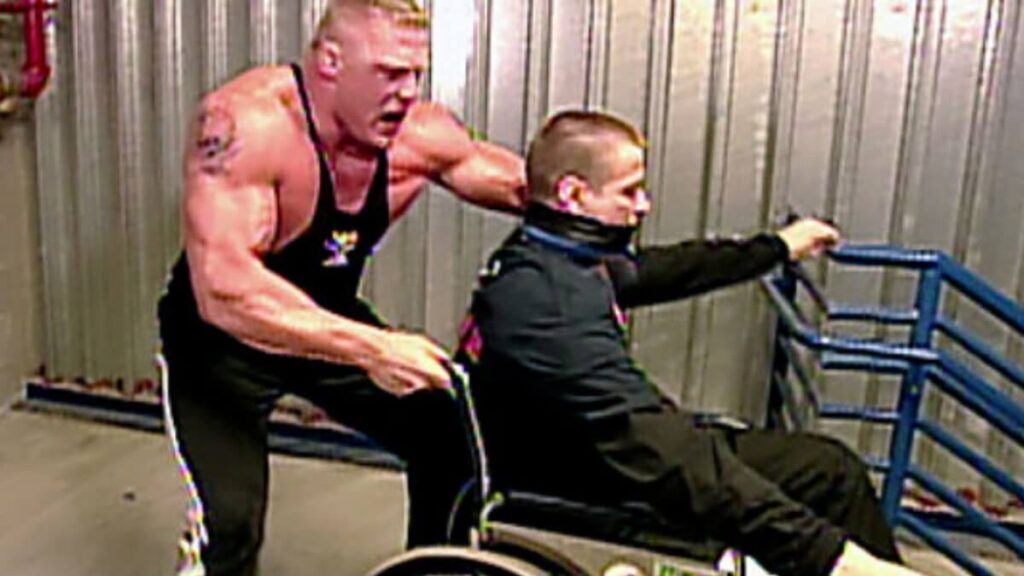 Zach Gowen Shares Fun Original Plans For Iconic Brock Lesnar Stairs Spot