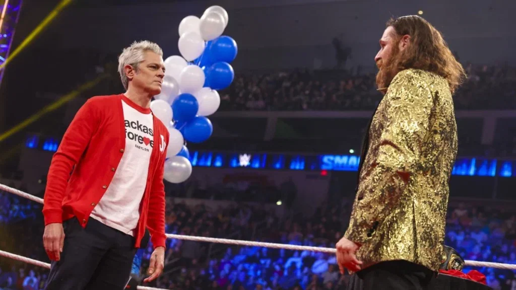 Johnny Knoxville Is Still Harrassing Sami Zayn