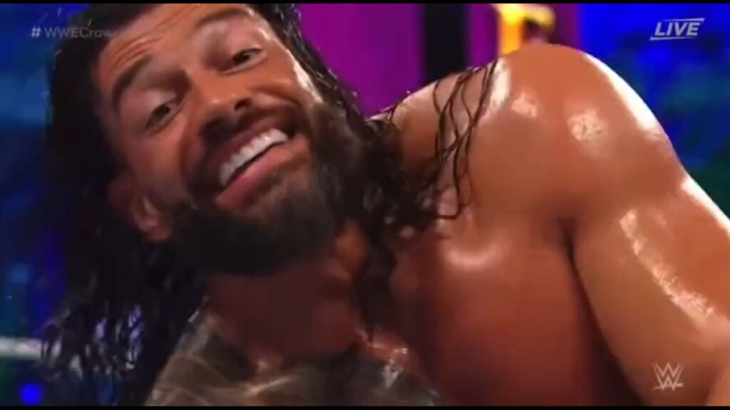 Roman Reigns Calls Out KSI & Mr. Beast During Match Against Logan Paul