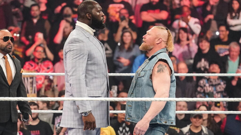 Brock Lesnar’s Reaction To Omos WrestleMania 39 Match Revealed