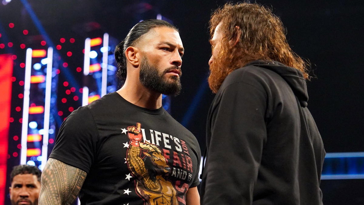 WWE's Roman Reigns and Sami Zayn