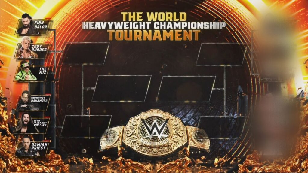 SmackDown Bracket For WWE World Heavyweight Championship Tournament Revealed