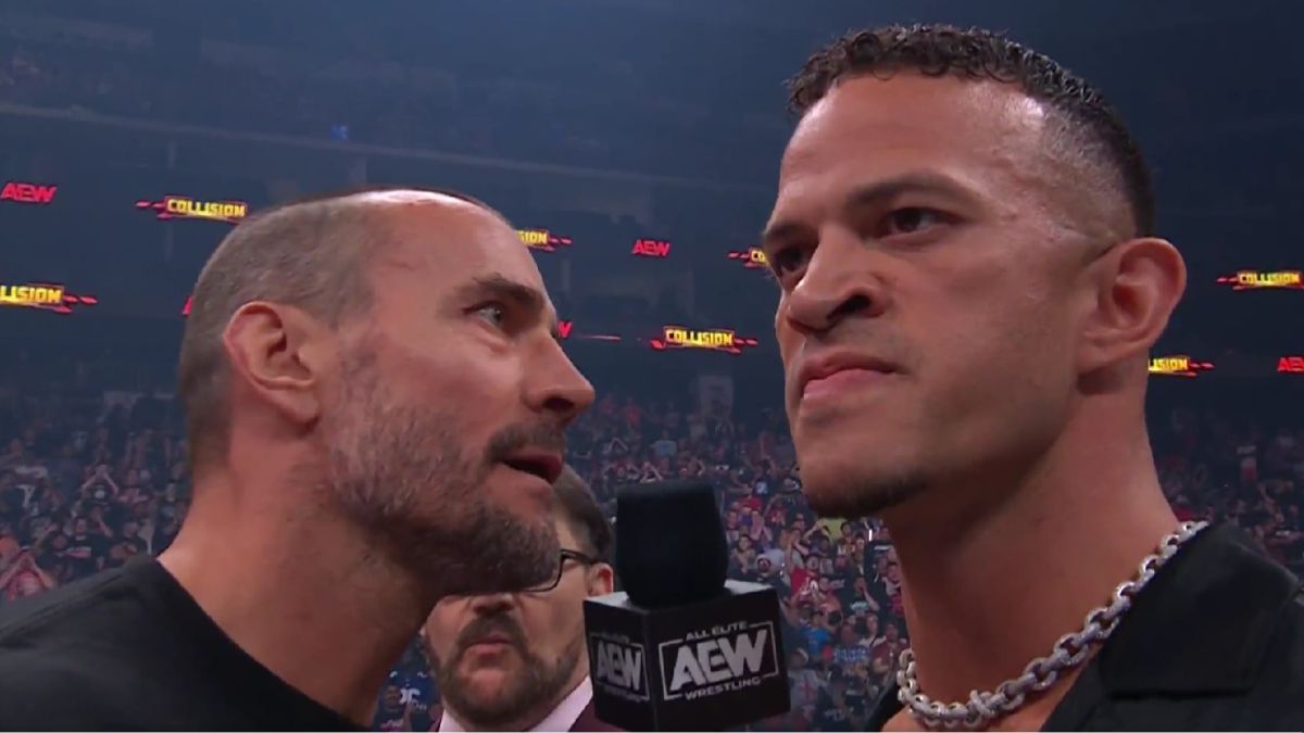CM Punk and Ricky Starks on AEW Collision