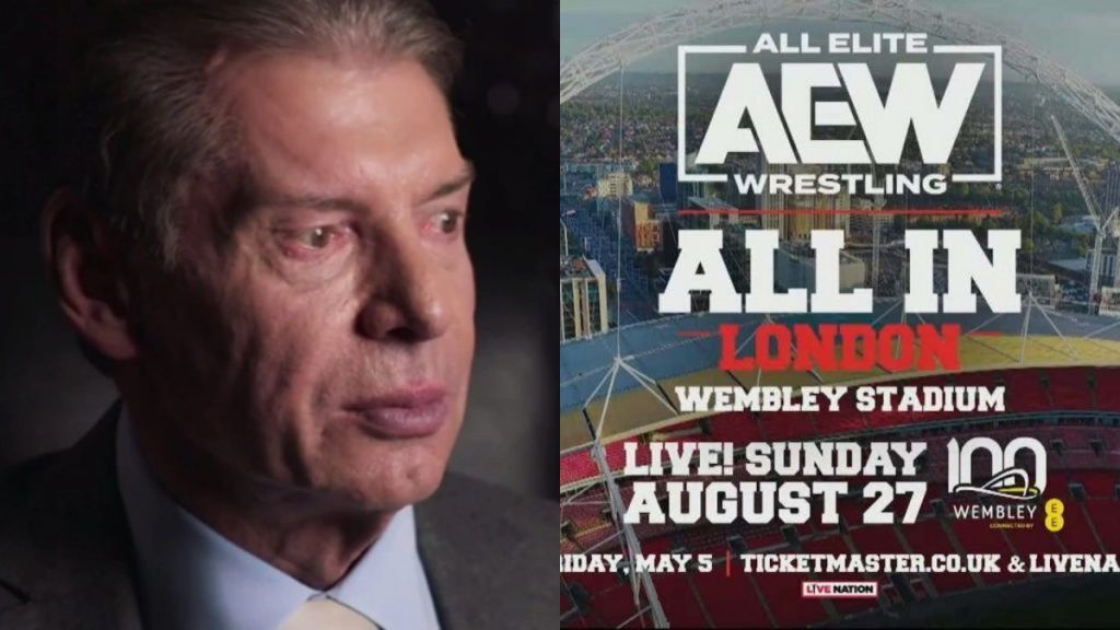 AEW Star Reveals Vince McMahon’s Reaction To AEW All In London Wembley Stadium