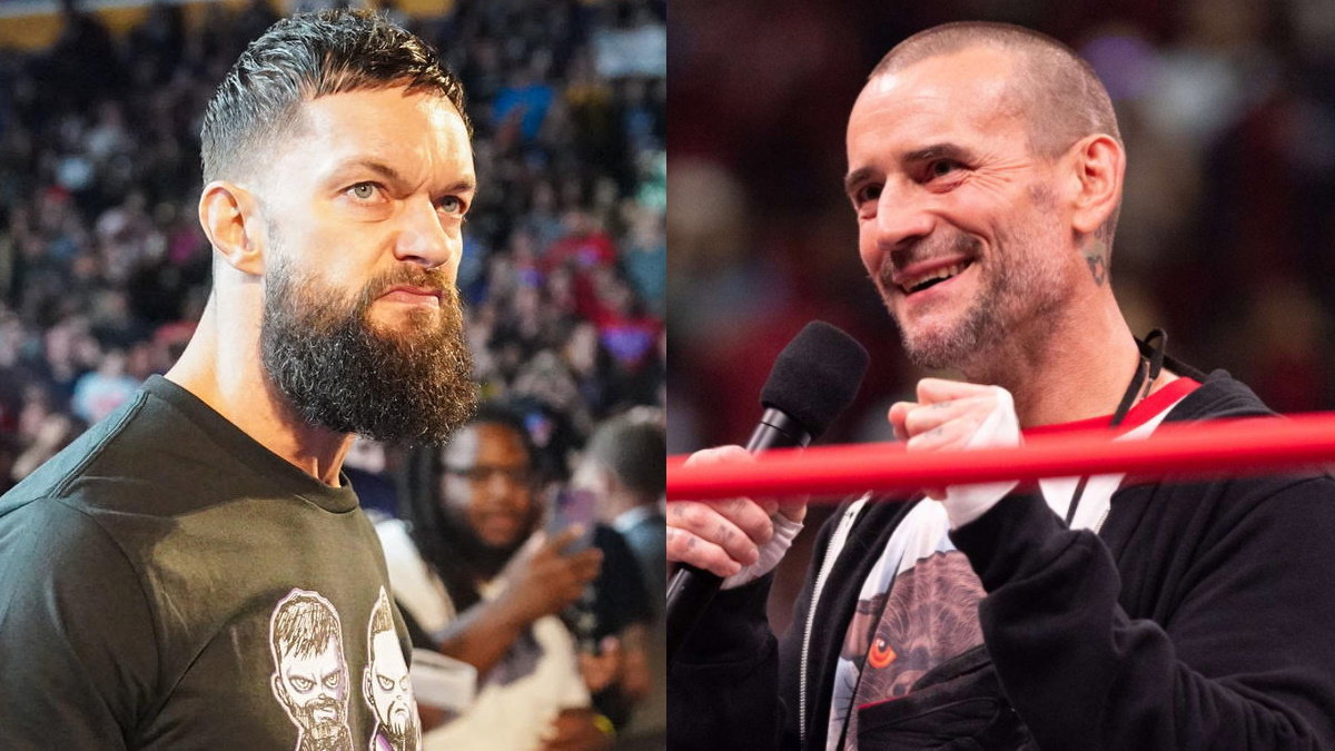 Cm Punk And Finn Balor Exchanged Words In Fedexforum Ring Segment