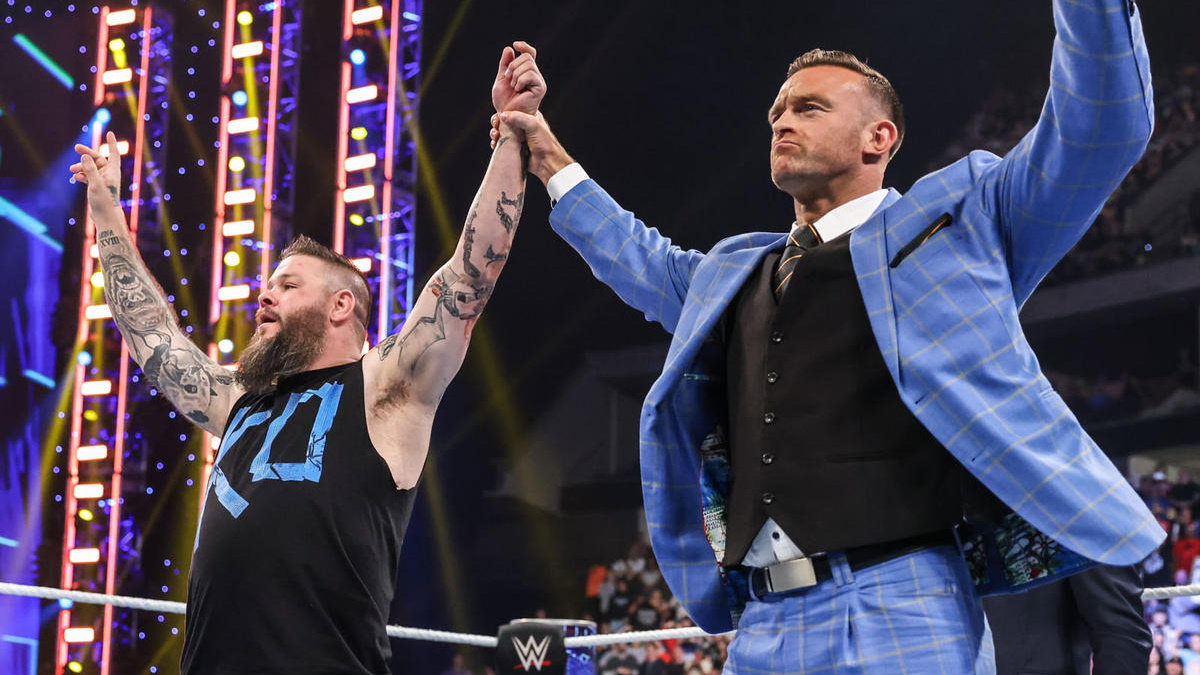 Kevin Owens and Nick Aldis on WWE SmackDown