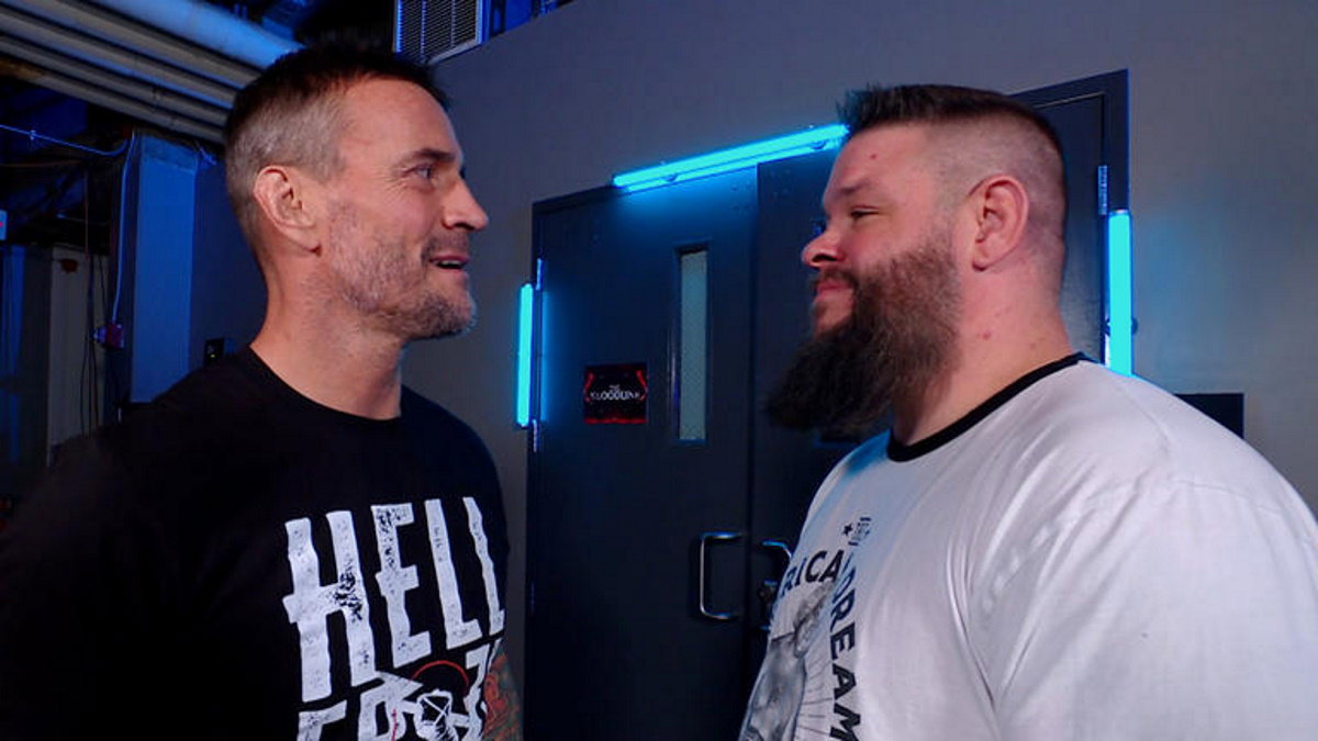 WWE stars CM Punk and Kevin Owens