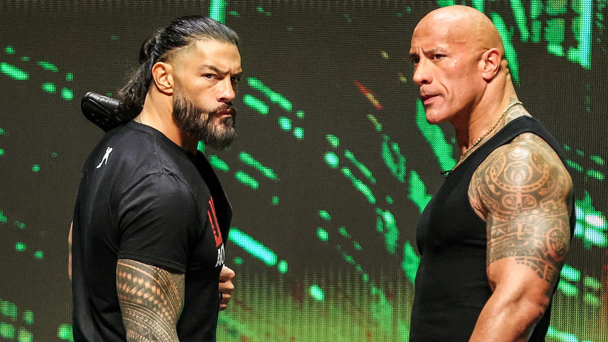 WWE The Rock and Roman Reigns