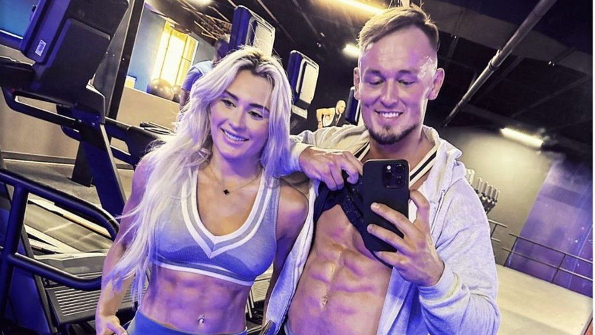 WWE stars Tiffany Stratton and Ludwig Kaiser