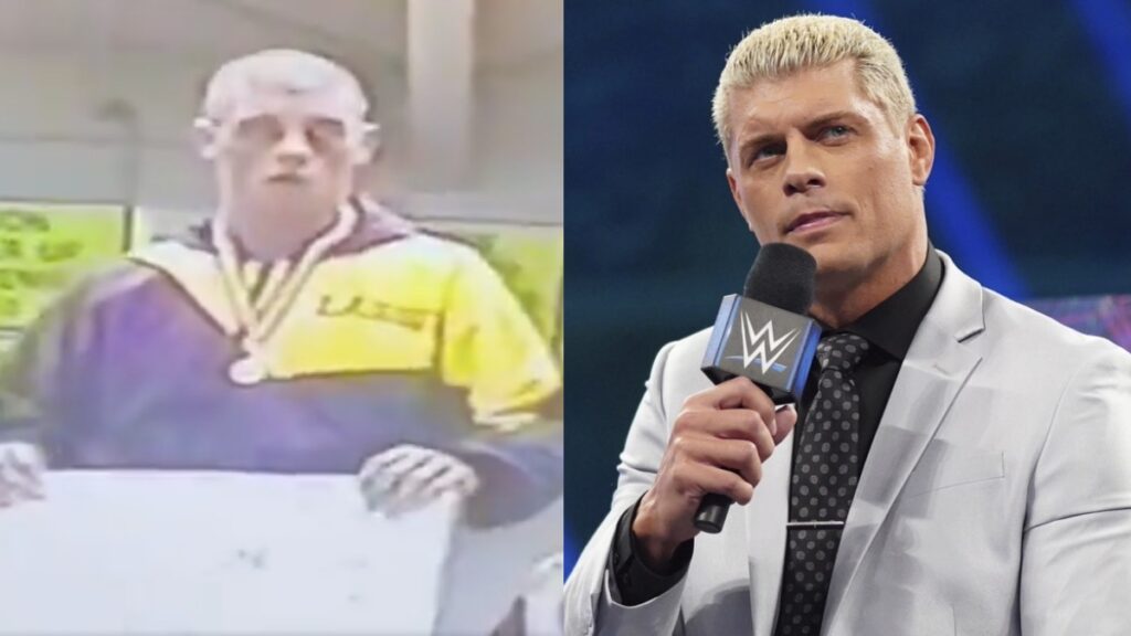 Cody Rhodes Reacts To Old High School Amateur Wrestling Footage