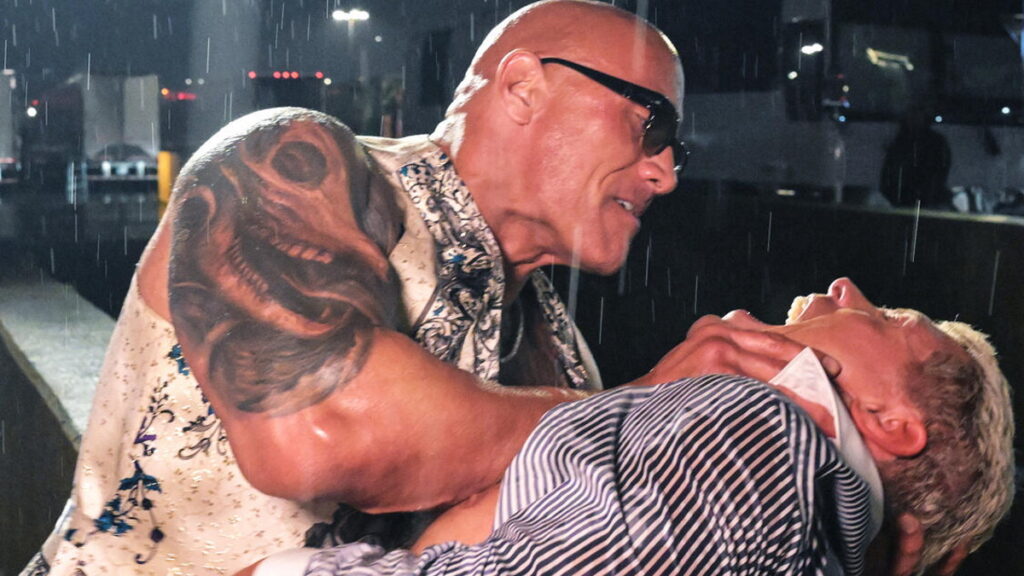 Former WWE Star Spotted During The Rock Attack On Cody Rhodes