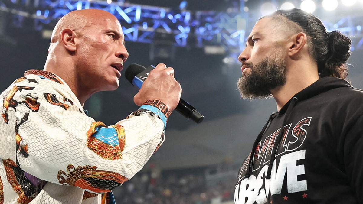 The Rock and Roman Reigns on WWE SmackDown