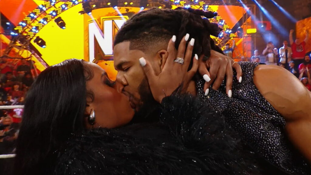 Trick Williams & Lash Legend Kiss To End WWE NXT