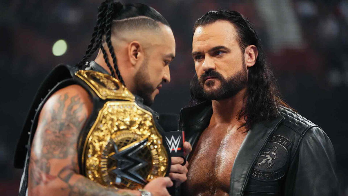 World Heavyweight Champion Damian Priest and Drew McIntyre