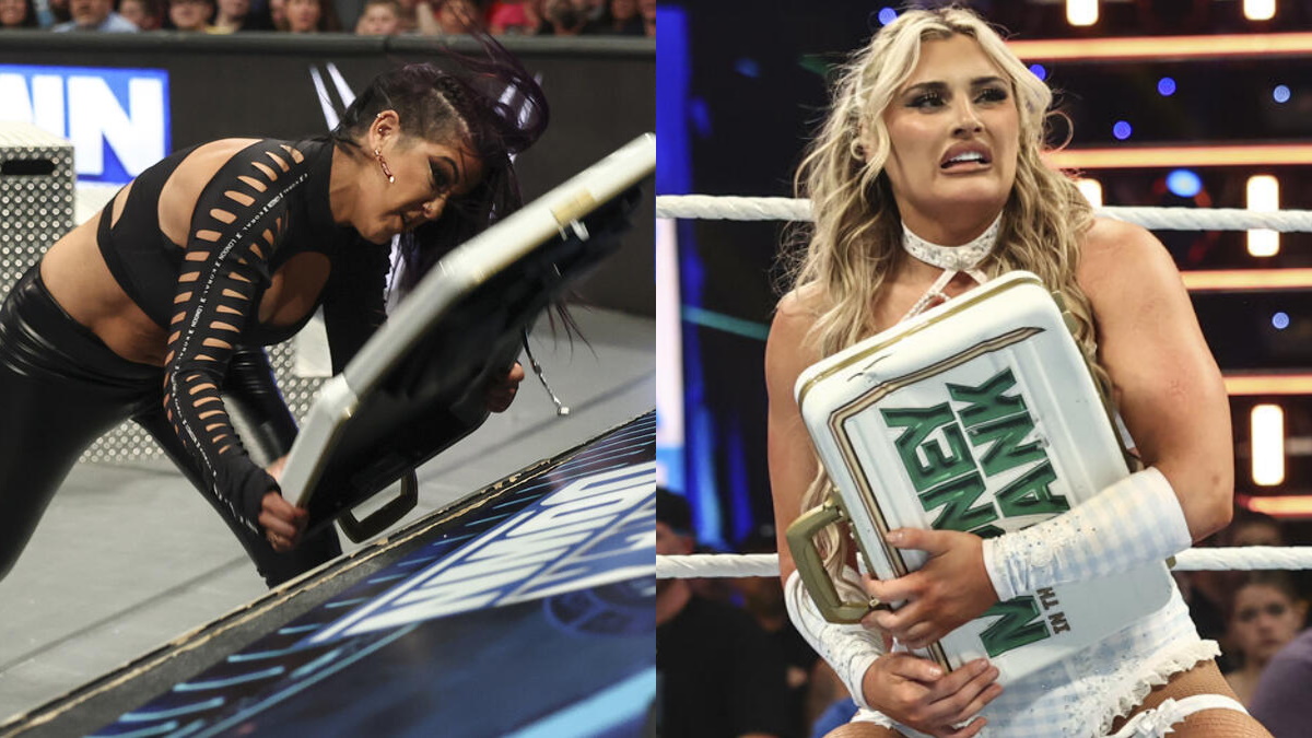 Tiffany Stratton Reacts To Bayley Destroying WWE Money In The Bank Briefcase