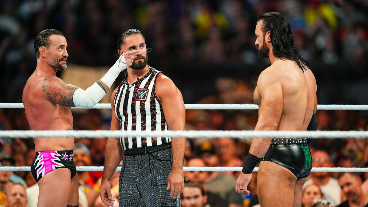 WWE Share Unseen Seth Rollins Footage From CM Punk Vs. Drew McIntyre Match