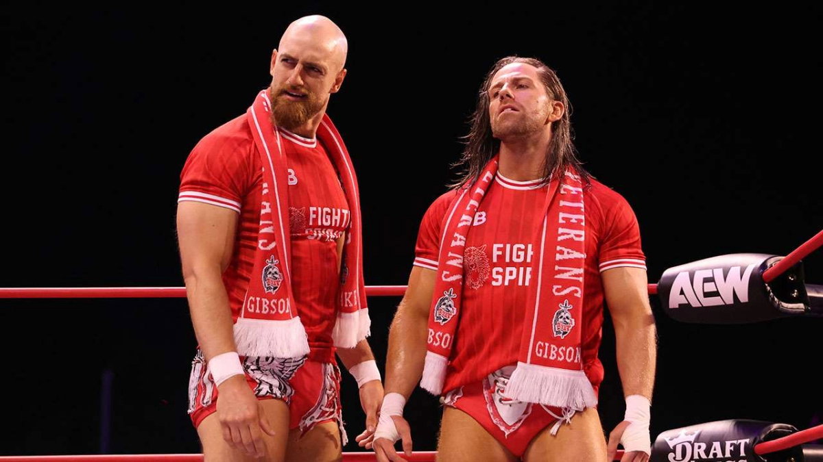 AEW stars James Drake and Zack Gibson of the Grizzled Young Veterans