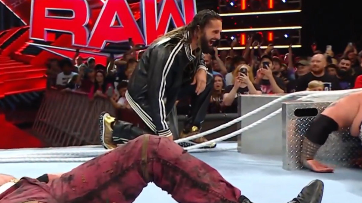 Seth Rollins Returns After Ring Collapses On WWE Raw
