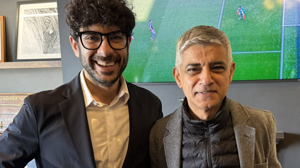 AEW CEO Tony Khan Meets With Mayor Of London Sadiq Khan