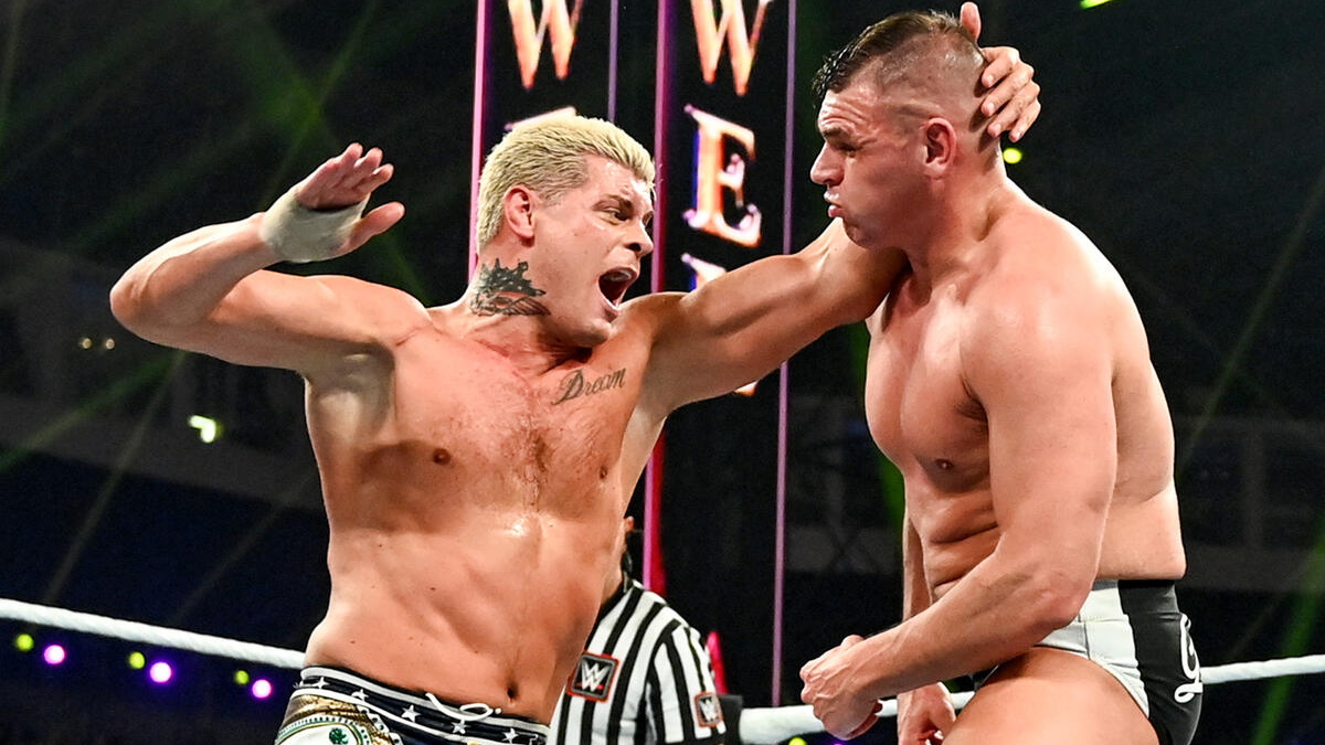Cody Rhodes Shows Off Aftermath Of GUNTHER Chops During WWE Crown Jewel Match