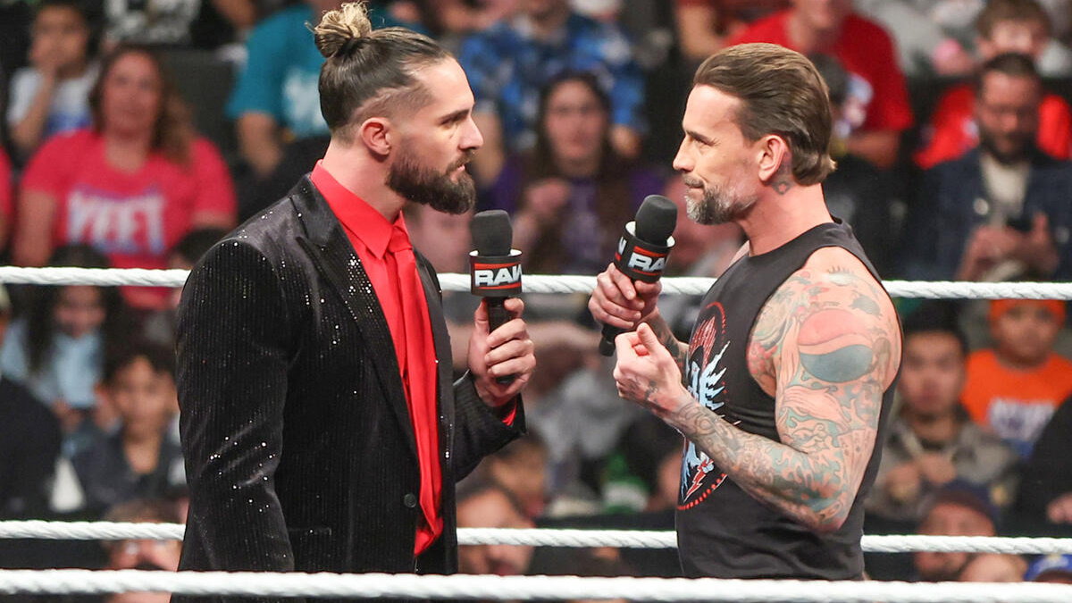 WWE Raw stars Seth Rollins and CM Punk