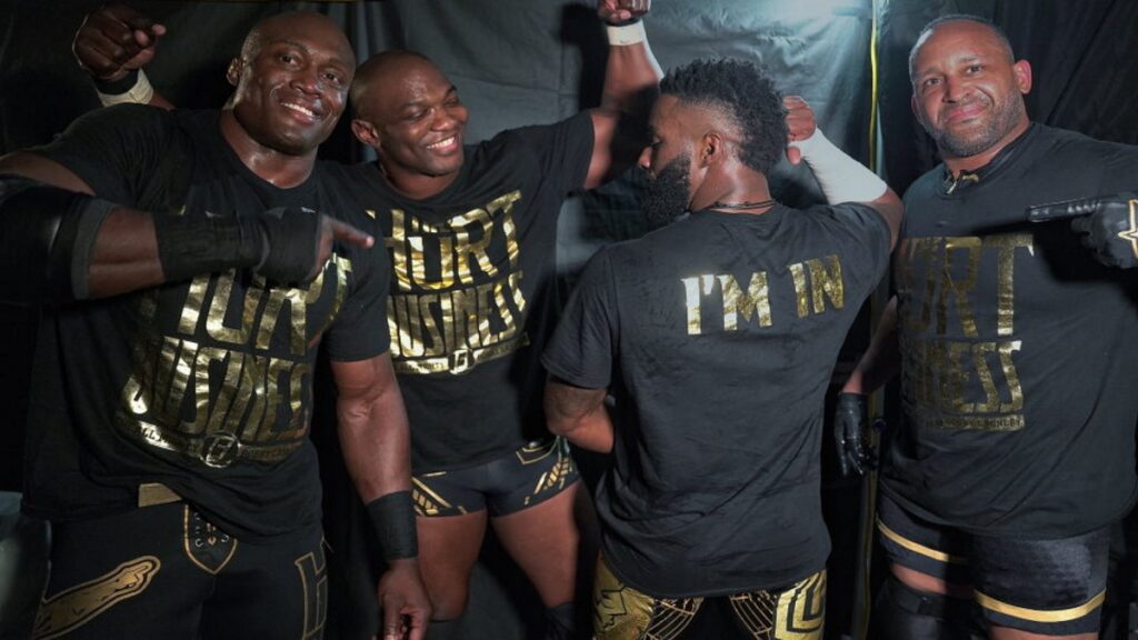 WWE Hurt Business faction, now known as the Hurt Syndicate in AEW