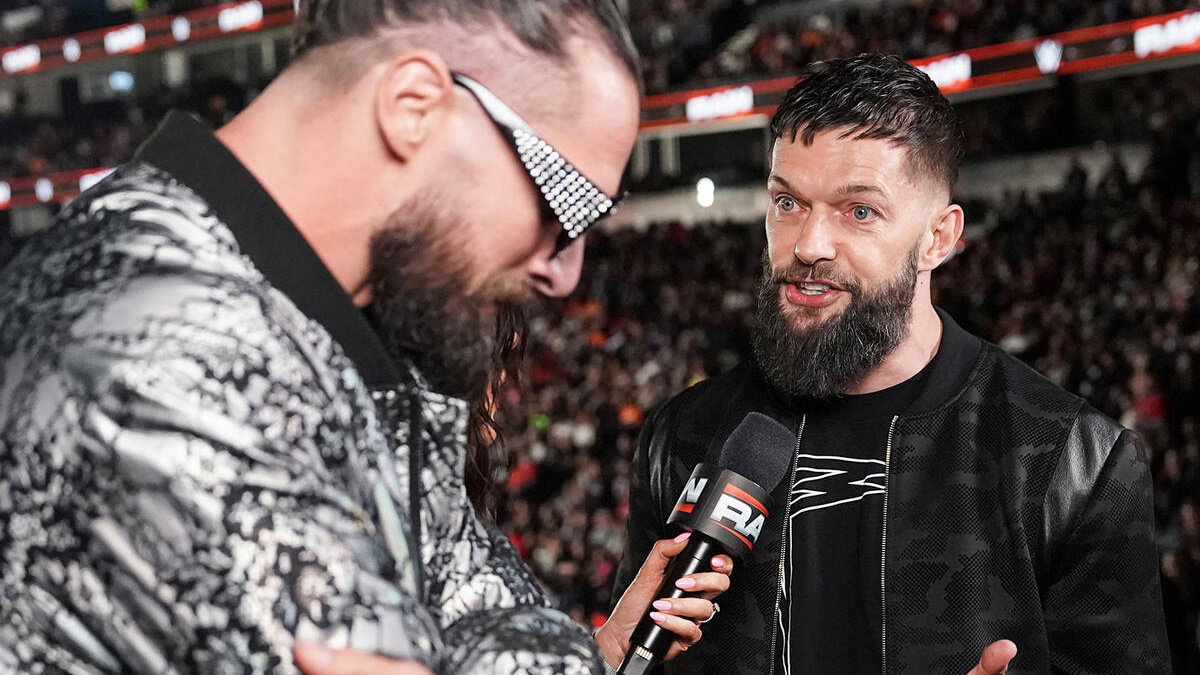 WWE star Finn Balor and Seth Rollins
