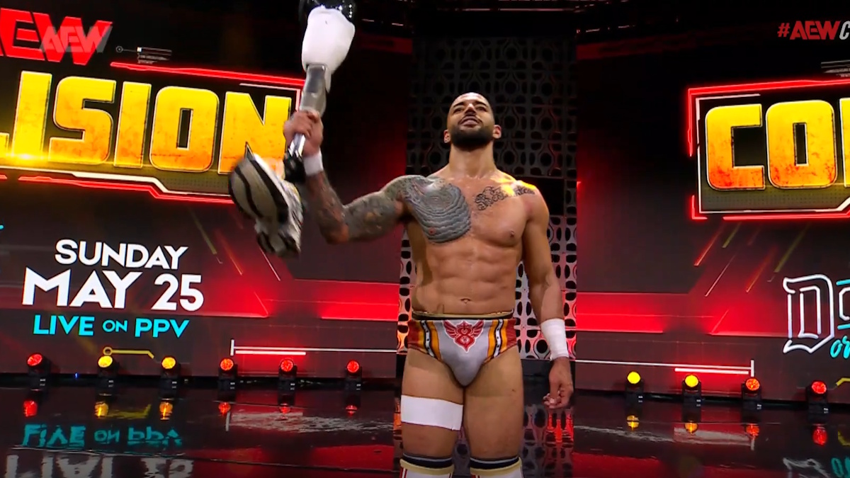 Ricochet Steals Former WWE Star’s Prosthetic Leg On AEW Collision