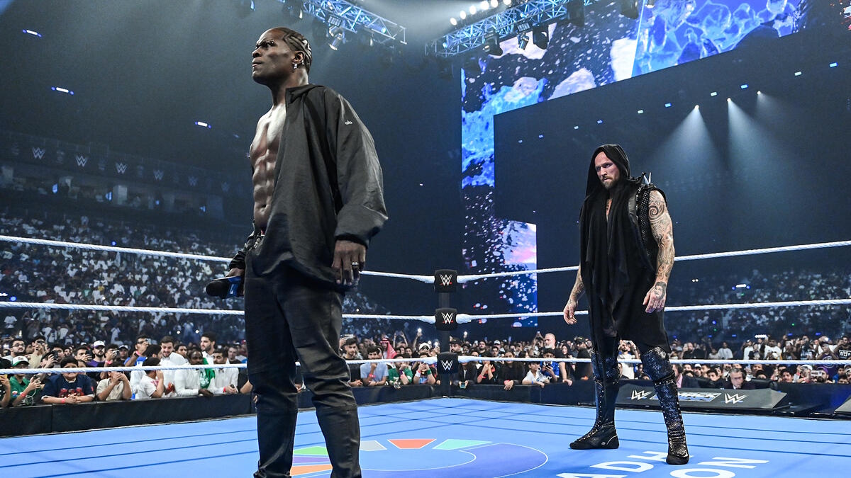 WWE stars R-Truth and Aleister Black