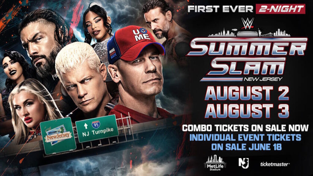 WWE SummerSlam Night One & Two Matches Confirmed, New Match Announced