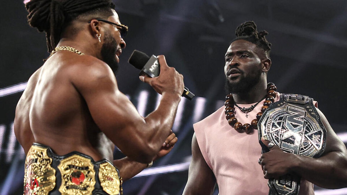Trick Williams and Oba Femi in WWE NXT