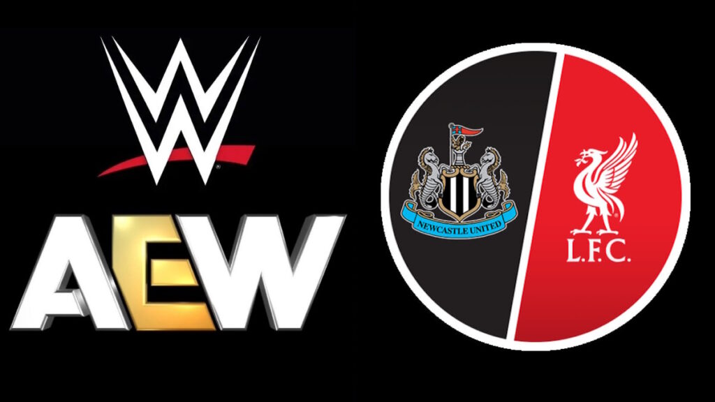 WWE & AEW Stars Attend Newcastle United Vs. Liverpool FC Together