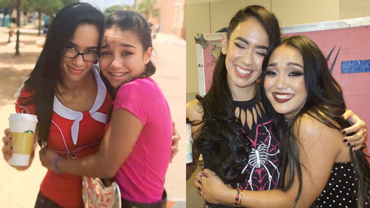 WWE's AJ Lee and Roxanne Perez