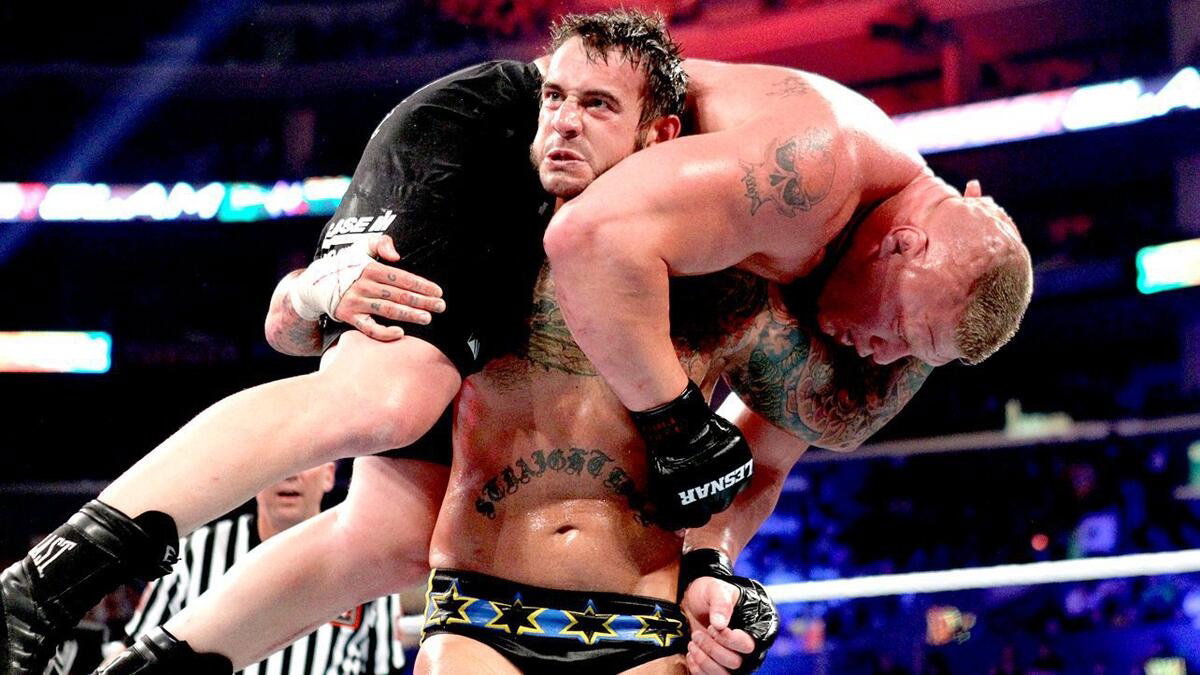 CM Punk vs. Brock Lesnar at WWE SummerSlam 2013