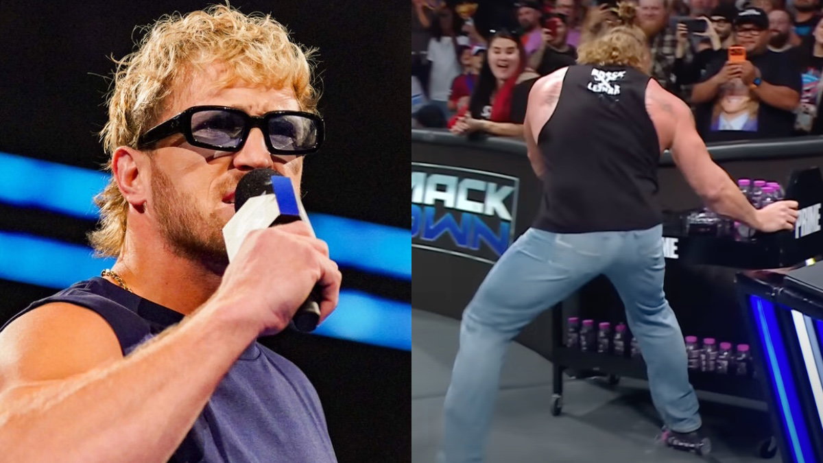 Logan Paul Responds To Brock Lesnar Destroying WWE’s Prime Hydration Station