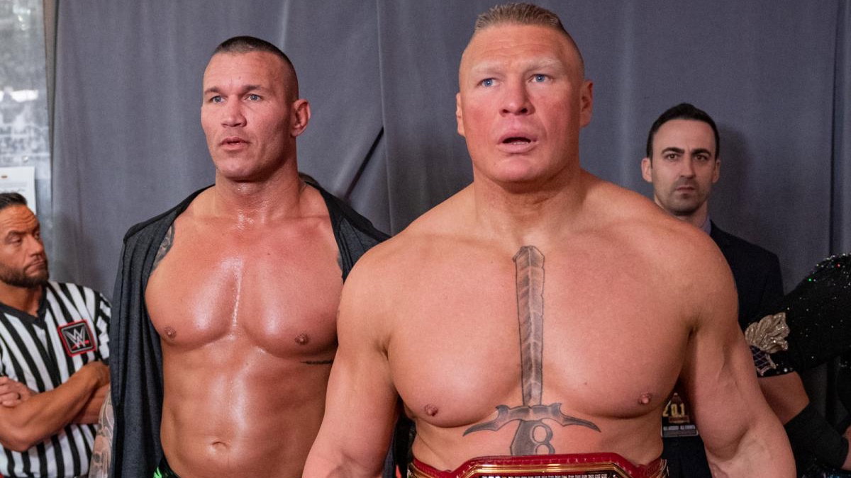WWE's Brock Lesnar and Randy Orton