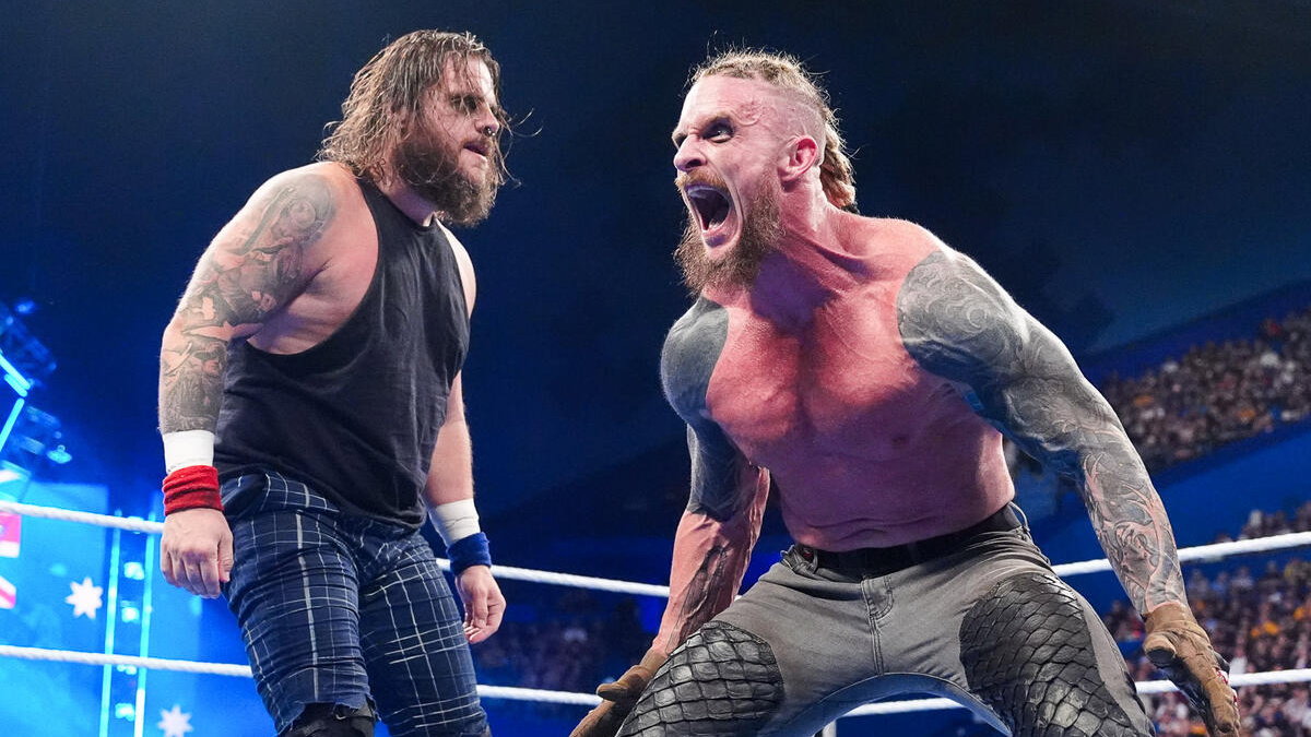 Dexter Lumis and Joe Gacy in WWE