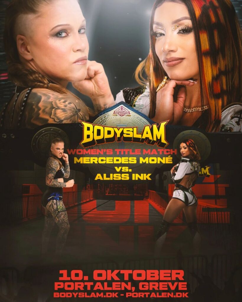 Mercedes Mone vs Aliss Ink Bodyslam