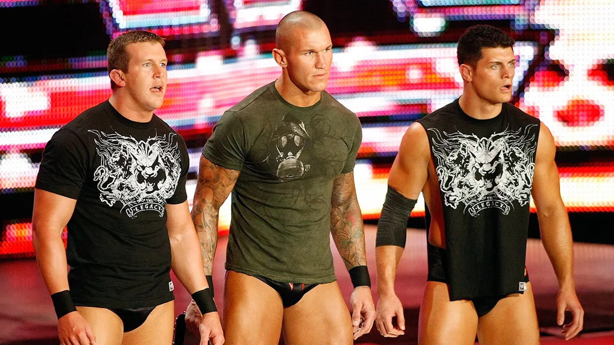 Randy Orton, Cody Rhodes and TED DIBIASE Jr. as Legacy in WWE