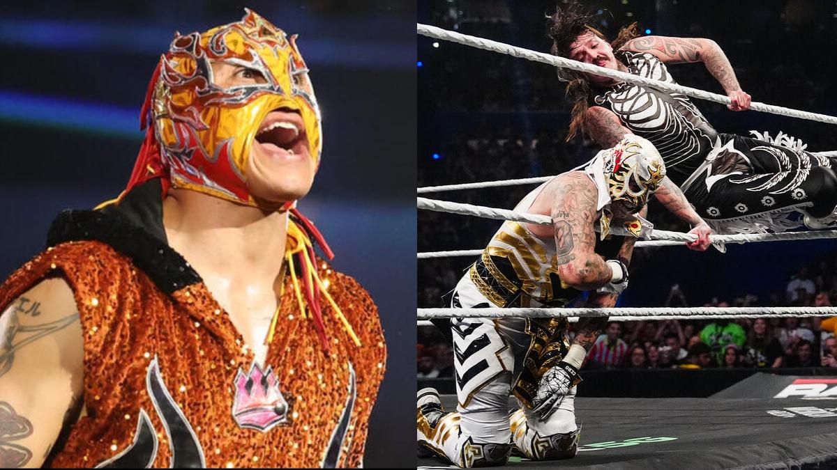 Rey Fenix Reacts To Penta Losing WWE Intercontinental Championship Match