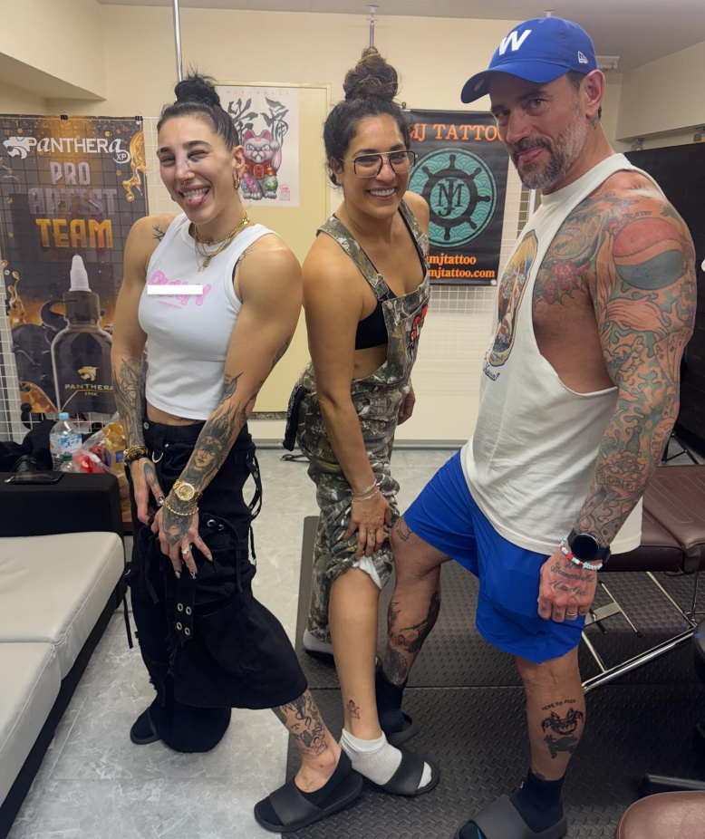 Three WWE Stars Get Matching Tattoos